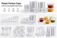 Clear Plastic Portion Cups – 0.75oz to 5.5oz Soufflé & Sauce Cups