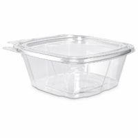 Clear Plastic Deli Containers – 8oz, 12oz, 16oz, 24oz & 32oz Food Storage Containers with Lids, Leak Resistant & Disposable