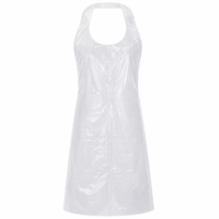 Disposable Plastic Aprons – Lightweight Waterproof Disposable Aprons for Kitchen, Food Service, Cleaning, Salon & Commercial Use