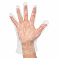 Disposable Poly Gloves – Clear Food Safe Plastic Gloves for Food Handling, Kitchen, Restaurant, Cleaning & Commercial Use